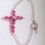 Beaded Christian Cross Brac..