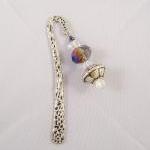 Beaded Bookmark, Silver Ant..