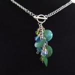 Paua Shell and Crystal Neck..