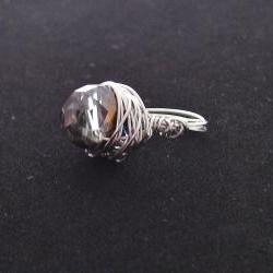 Wire wrap ring, size 8